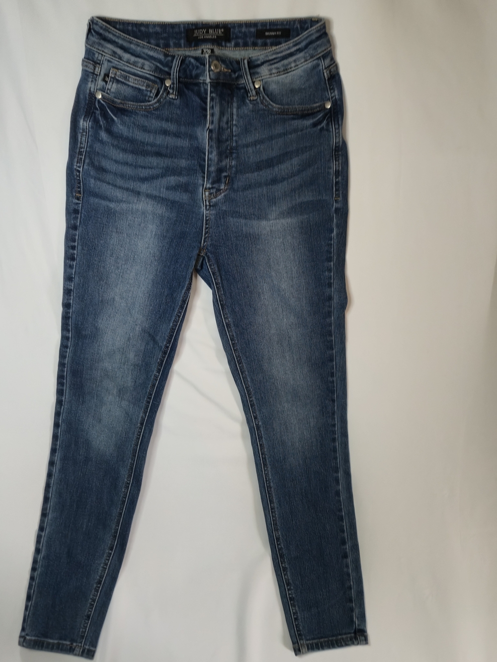 Judy Blue Women's Mid-Rise Indigo Skinny Jeans